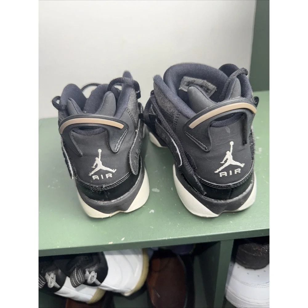 NIKE AIR JORDAN 6 RINGS GS‎ BLACK COLOR#323419- SIZE 5.5Y Or Women's 7